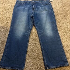 Classic Blue Men's Jeans old navy NWT 48x30 denim blue jeans stretch